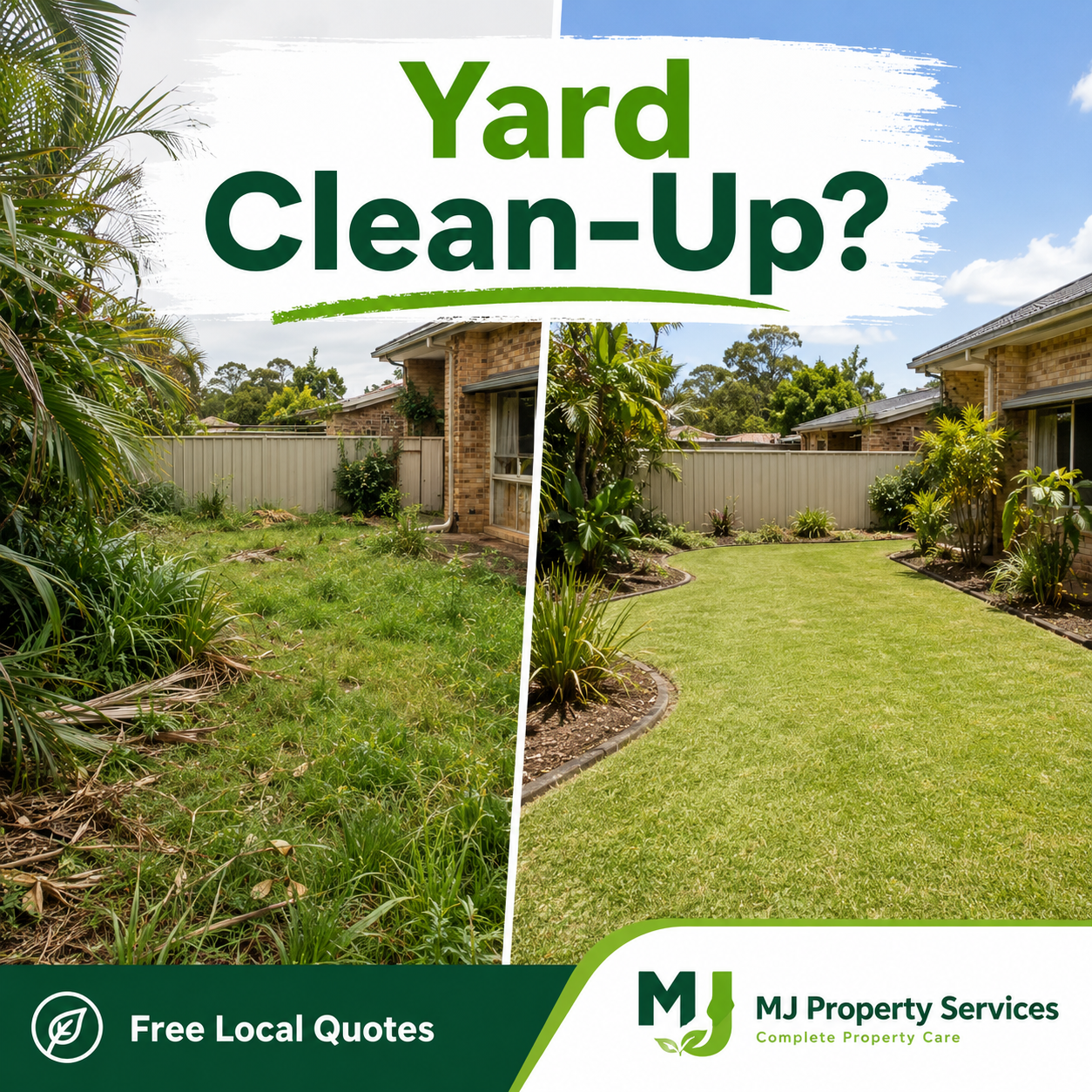 Overgrown yard? We’ll get it back under control